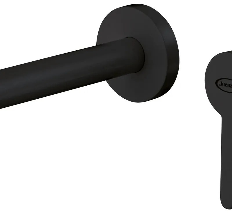 Rubinetto per lavabo ad incasso getto laminare cristallino Cloud nero spazzolato opaco JACUZZI RUBINETTERIA