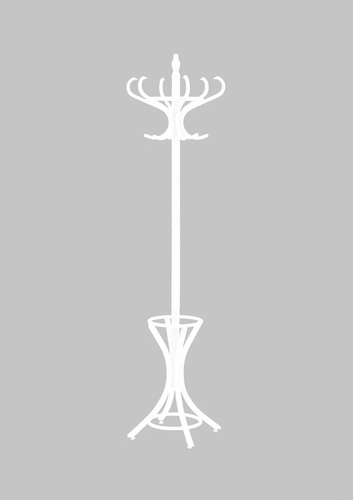 Appendiabiti W30 in bianco - H188 cm