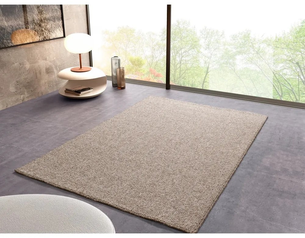 Tappeto crema 160x230 cm Petra Liso - Universal