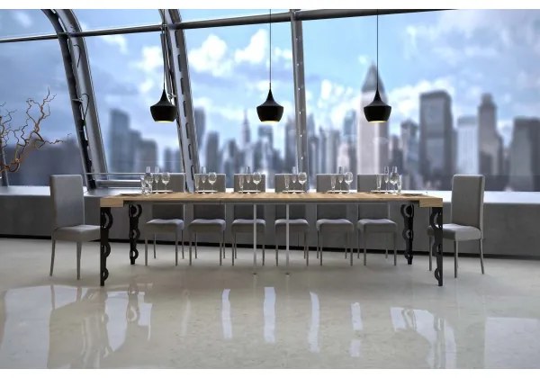 Consolle allungabile 90x40/196 cm KARAMAY SMALL Quercia Natura