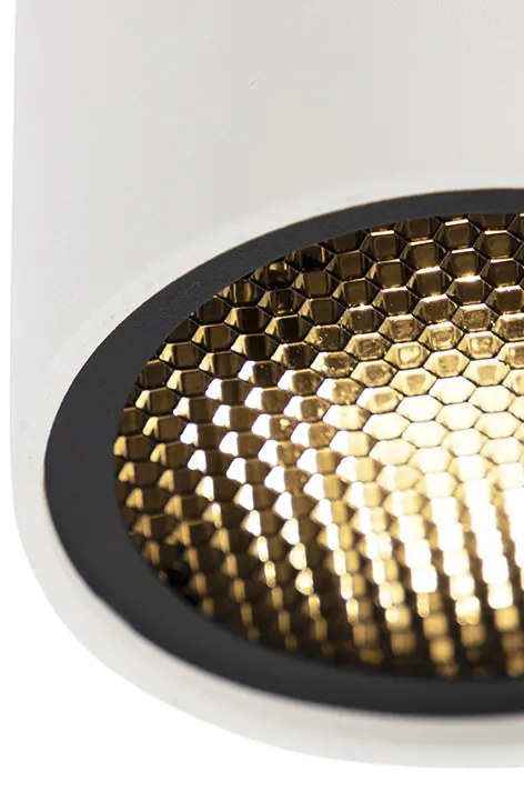 Faretto di design bianco - Tubo Honey