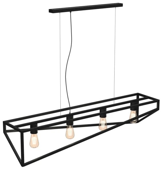 Lampadario a sospensione con filo GOTE 4xE27/60W/230V