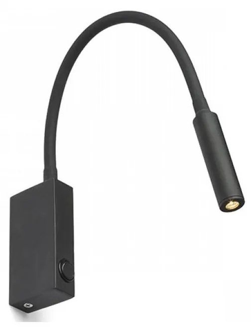 RED - Design Rendl - R12945 - Lampada LED flessibile EKE LED/3W/230V nera