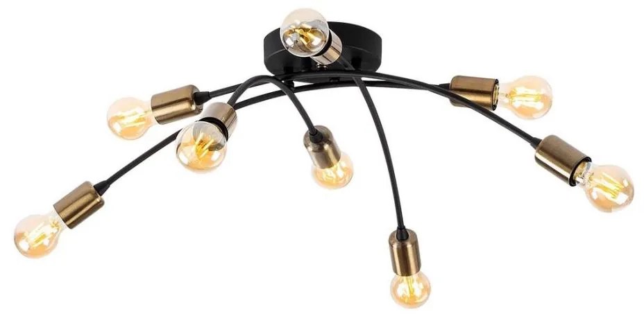 Lampadario a plafone BANANA 8xE27/40W/230V