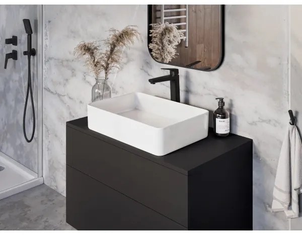 Deante BQL_N20K - Miscelatore per lavabo BLUR nero