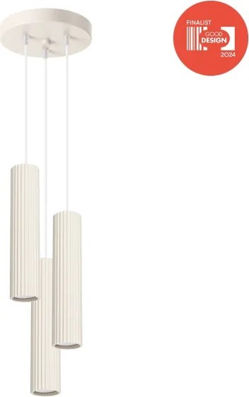 Brilagi - Lampadario LED a cavo CRESTO 3xGU10/10W/230V crema