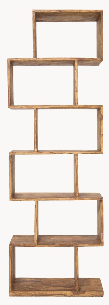 Scaffale in legno di sheesham Authentico Zick Zack