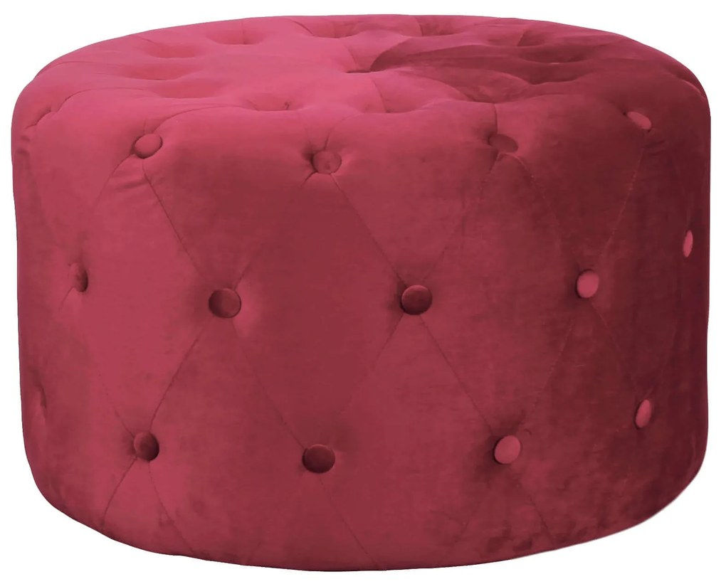 AURA - pouf rotondo in velluto