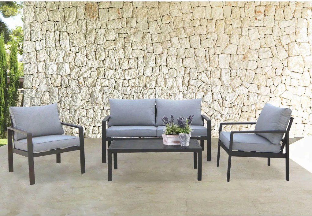 CORONA - salotto da giardino 4 posti