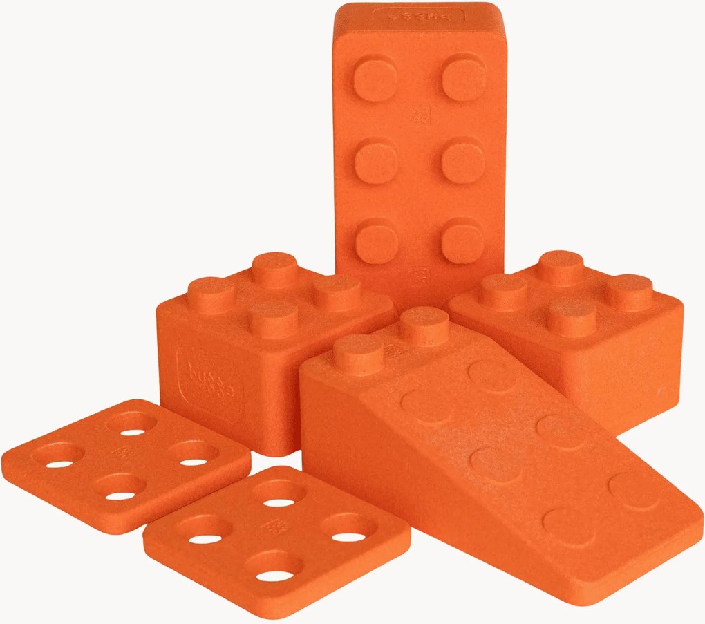 Set di 6 mattoncini da costruzione Monokrom