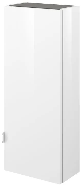 Pensile bagno Neo bianco SENSEA, 1 anta apertura da destra P 17 x L 30 x H 75 cm con 2 mensole regolabili