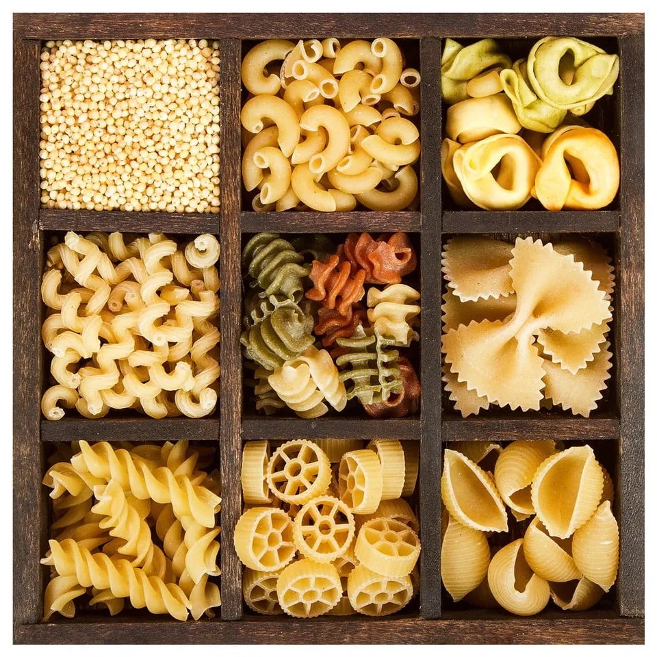 Dipinto su vetro 30x30 cm Pasta Box – Styler