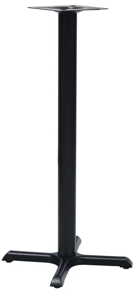 Gamba Per Tavolino Da Bar Nero 56x56x107 Cm İn Ghisa /