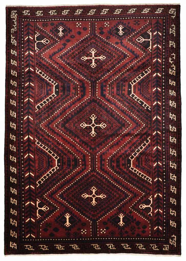 Lori Tappeto 210 x 300 Rosso (Iran) Annodato A Mano