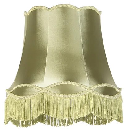 Paralume in seta verde 45 cm - Granny