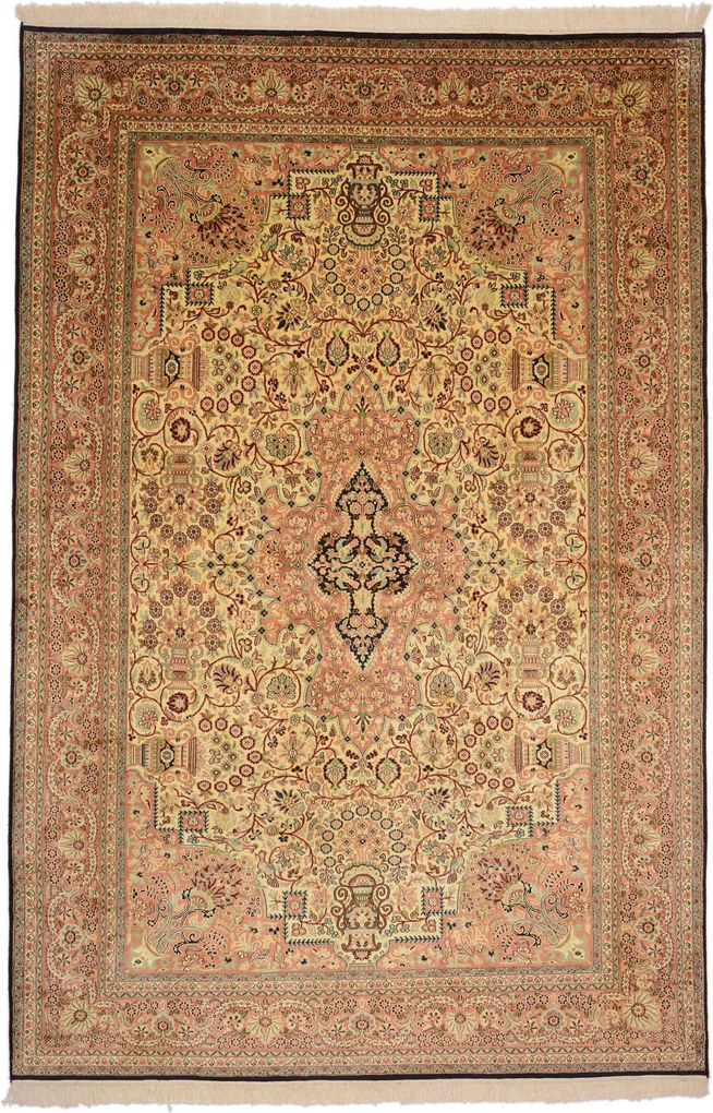 Cashmere Silk Tappeto 190x280 (Indian) Annodato A Mano