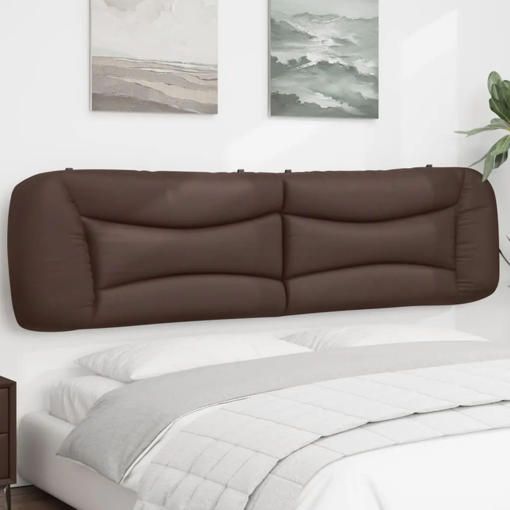 Cuscino Testiera Marrone 200 Cm İn Similpelle /