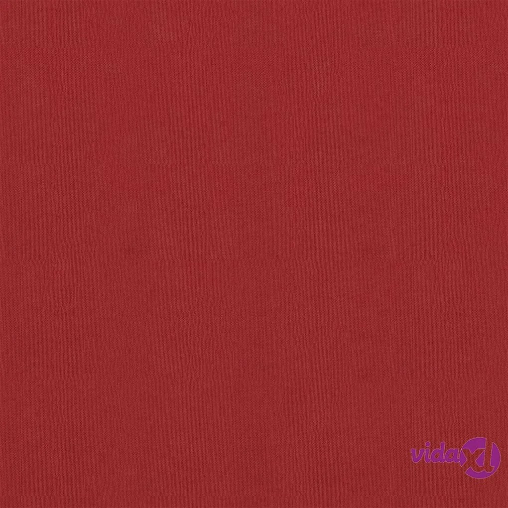 vidaXL Paravento da Balcone Rosso 90x600 cm in Tessuto Oxford