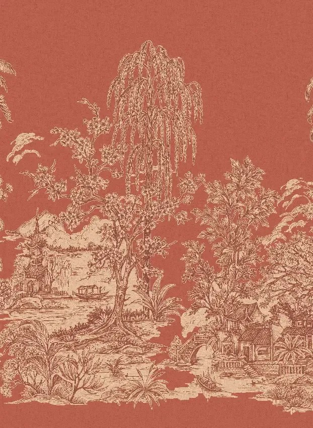 Jannelli & Volpi Wandbild Mandalay - Coral Panel 1