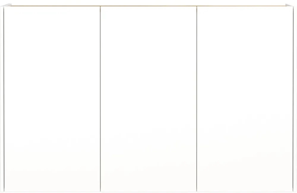 Armadietto bianco con effetto rovere da appendere 138x87x25 cm Libbiano – Germania