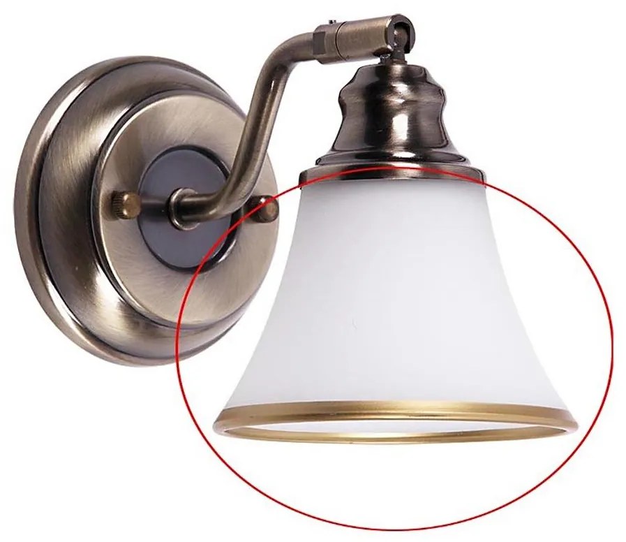 Rabalux - Vetro di ricambio per lampada GRANDO E14, diam. 11 cm