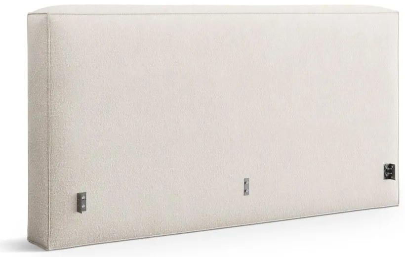 Testiera color crema in imbottito 229x100 cm Olivia – Micadoni