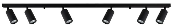 Brilagi - Faretto SELE MODERN 6xGU10/30W/230V nero