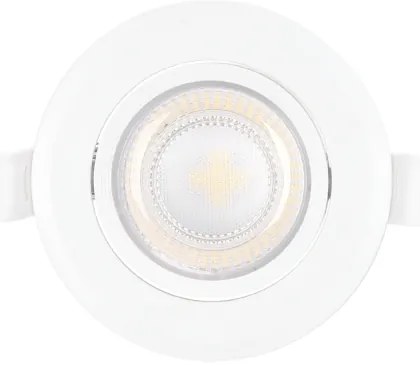 Aigostar - Faretto da incasso LED/5W/230V 3000K Ø 8,5 cm bianco