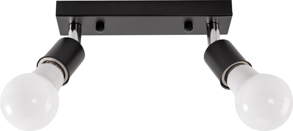 Lampada Da Soffitto Riflettore Plafoniere Black APP696-2C