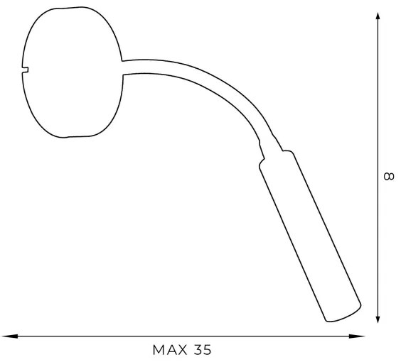 Lampada flessibile ARDEN 1xG9/8W/230V nera