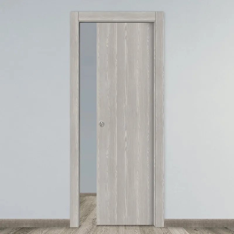 Porta scorrevole Irion grigio L 70 x H 210 cm reversibile