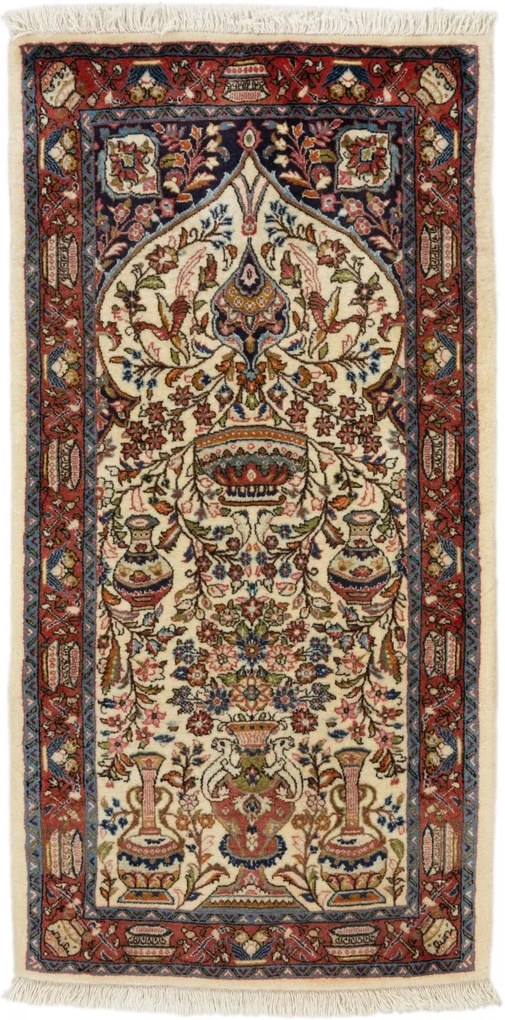 Sarouk Tappeto 130x70 (Iran) Annodato A Mano