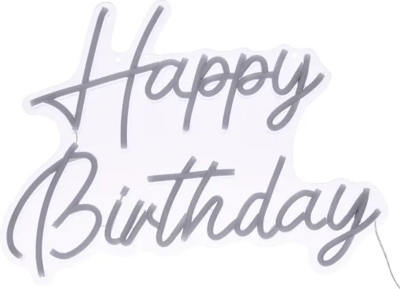 Atmosphera - Neon da parete a LED BUON COMPLEANNO LED/5V