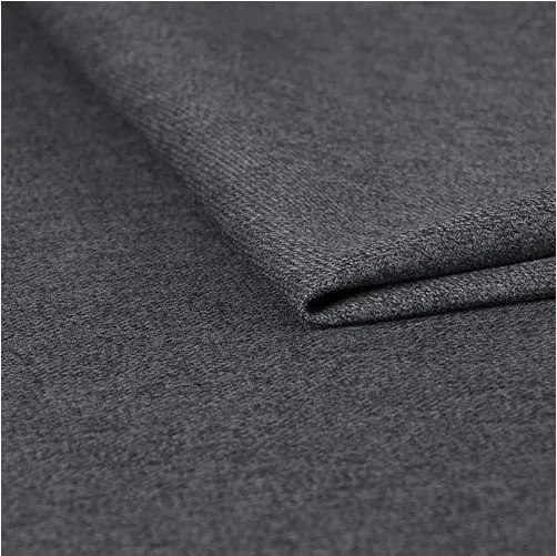 Chaise longue grigio tortora con rivestimento in velluto a coste Lord – Ropez