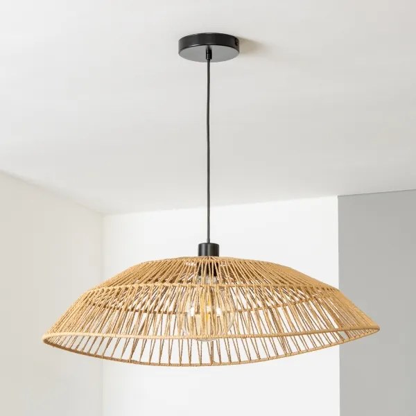 Brilagi - Lampadario LED sospeso con cavo CERIA BOHO 1xE27/40W/230V Ø 70 cm marrone