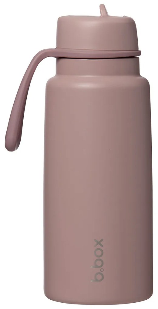 Bottiglia termica in acciaio inox con cannuccia 1l - berry smoothie