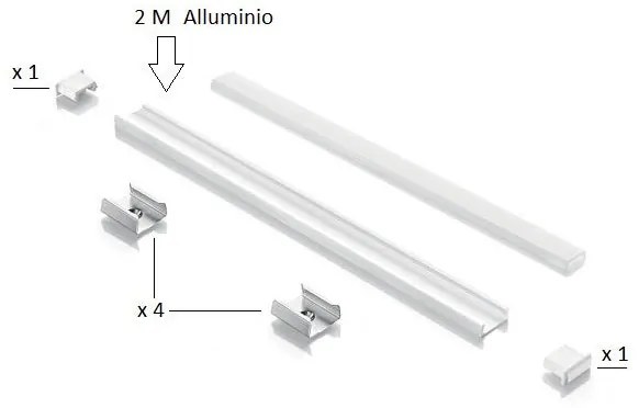 Ideallux slot sur d15xd5 1000 mm wh
