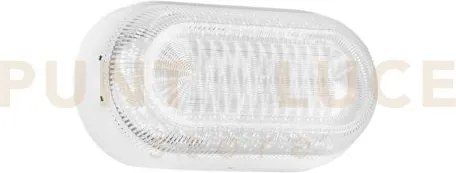 Plafoniera led ischia bianca 20w 2300lm cct 3000k / 4000k ip65 25,4...