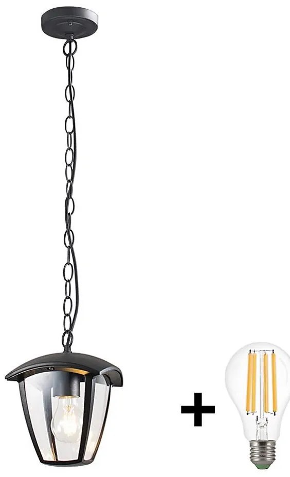 Brilagi - Lampada a sospensione da esterno LED LUNA 1xE27/60W/230V IP44