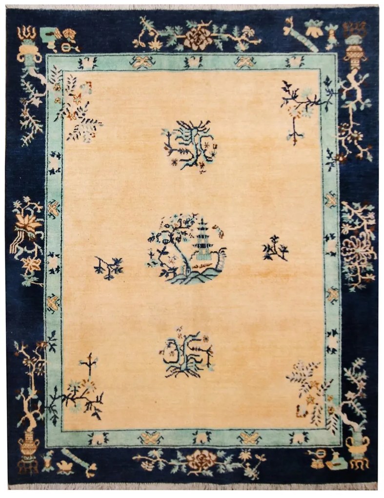 Peking Tappeto orientale 190x150 (Pakistan) Annodato A Mano
