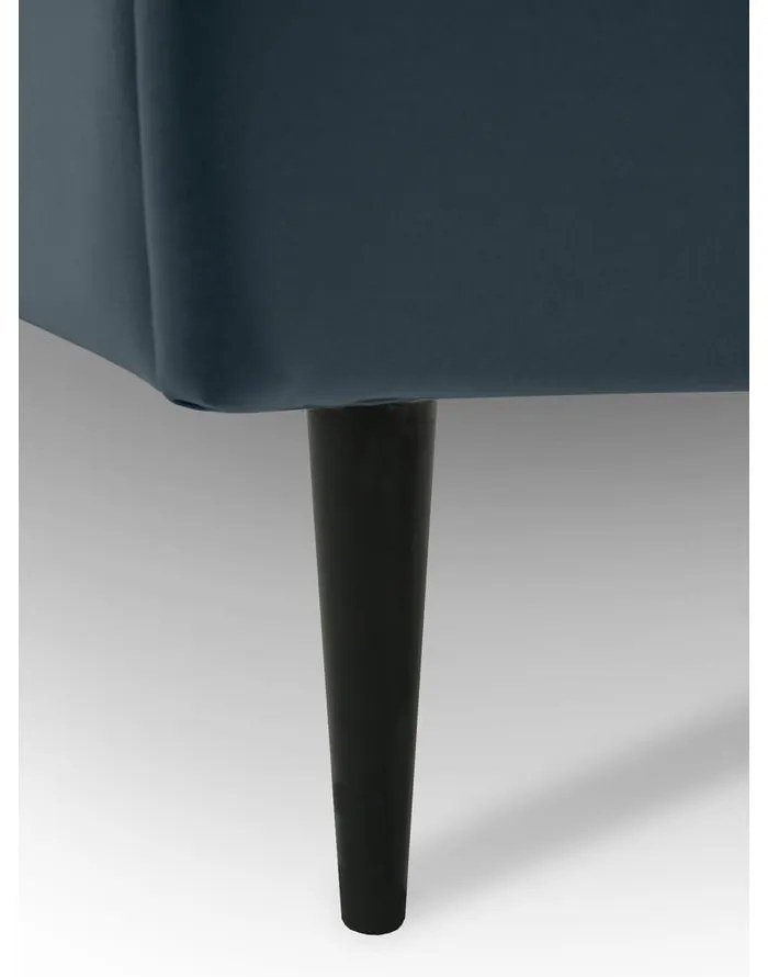 Letto blu per bambini con contenitore 120x200 cm Mercury - Scandic