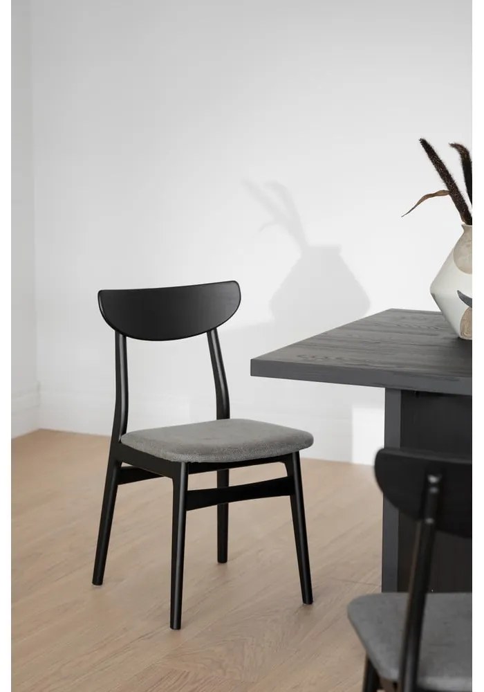 Sedie da pranzo nere in un set di 2 Rodham - Rowico