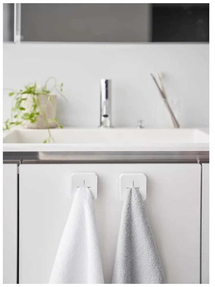 Supporto in plastica autoportante bianco per strofinacci Film Hook - YAMAZAKI
