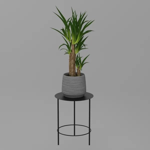 Portafiori 40x32 cm nero