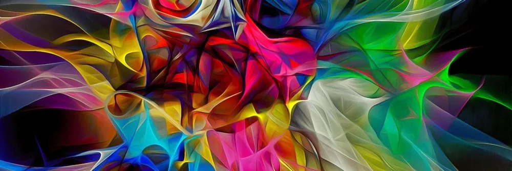 Stampa su tela – Caos astratto colorato