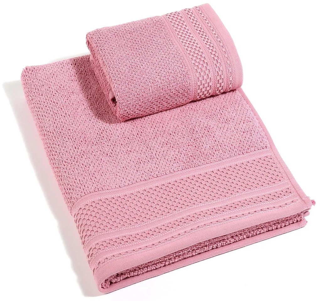 Asciugamano con Ospite in Cotone Gim CM. 40X55+60X100