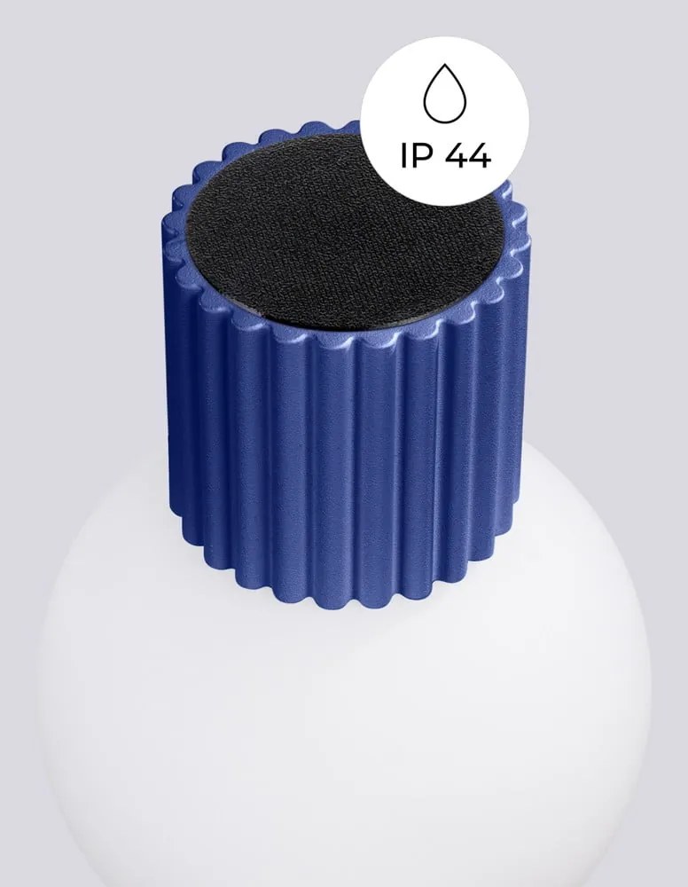 Lampada da parete blu scuro in metallo ø 12 cm Orbital – Sollux