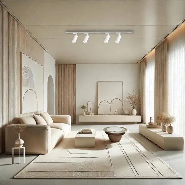 Faretto per sistema a binario MICA 4xGU10/10W/230V bianco