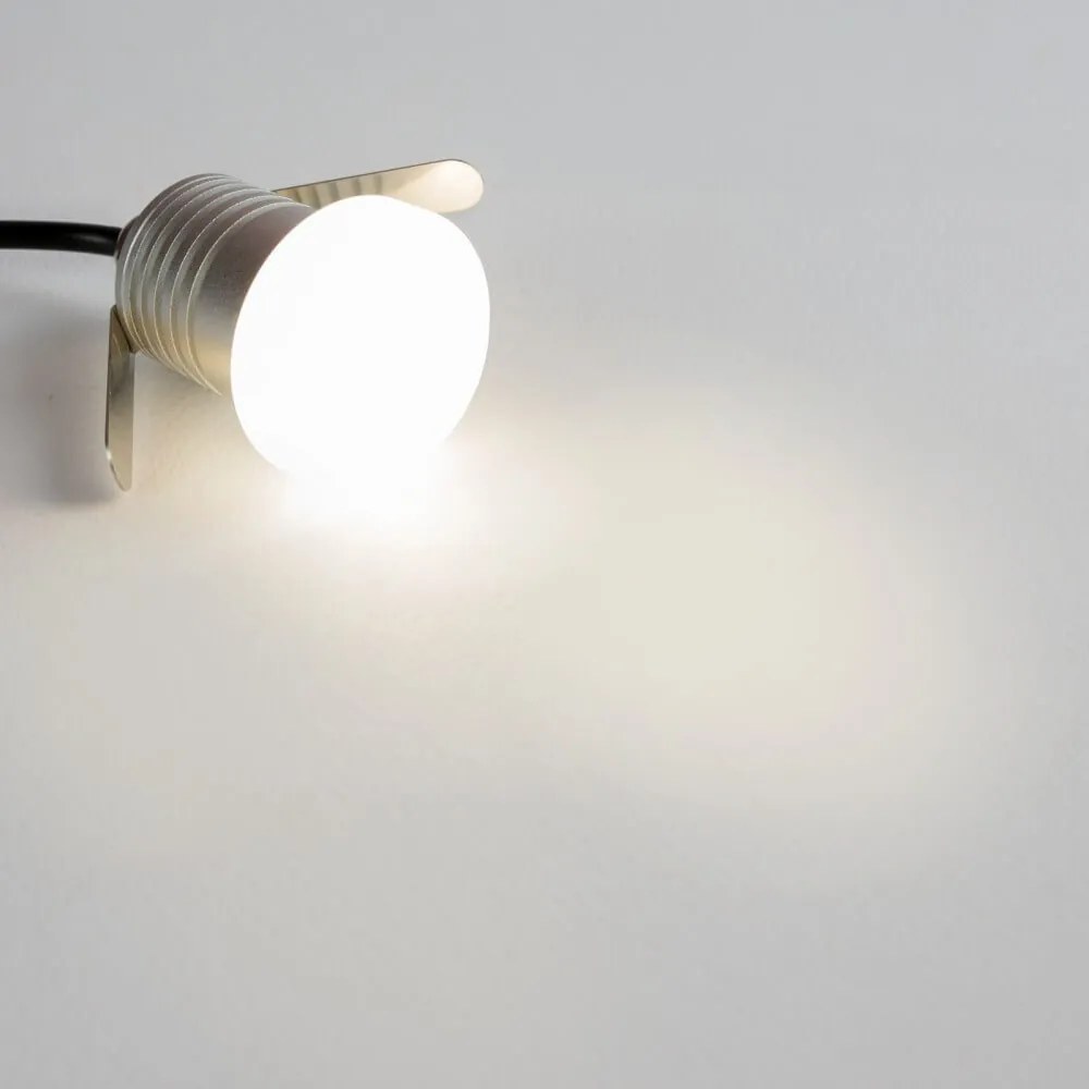 Faretto LED 1W IP65, Tondo, Luce Diffusa - Professional Colore Bianco Naturale 4.000K