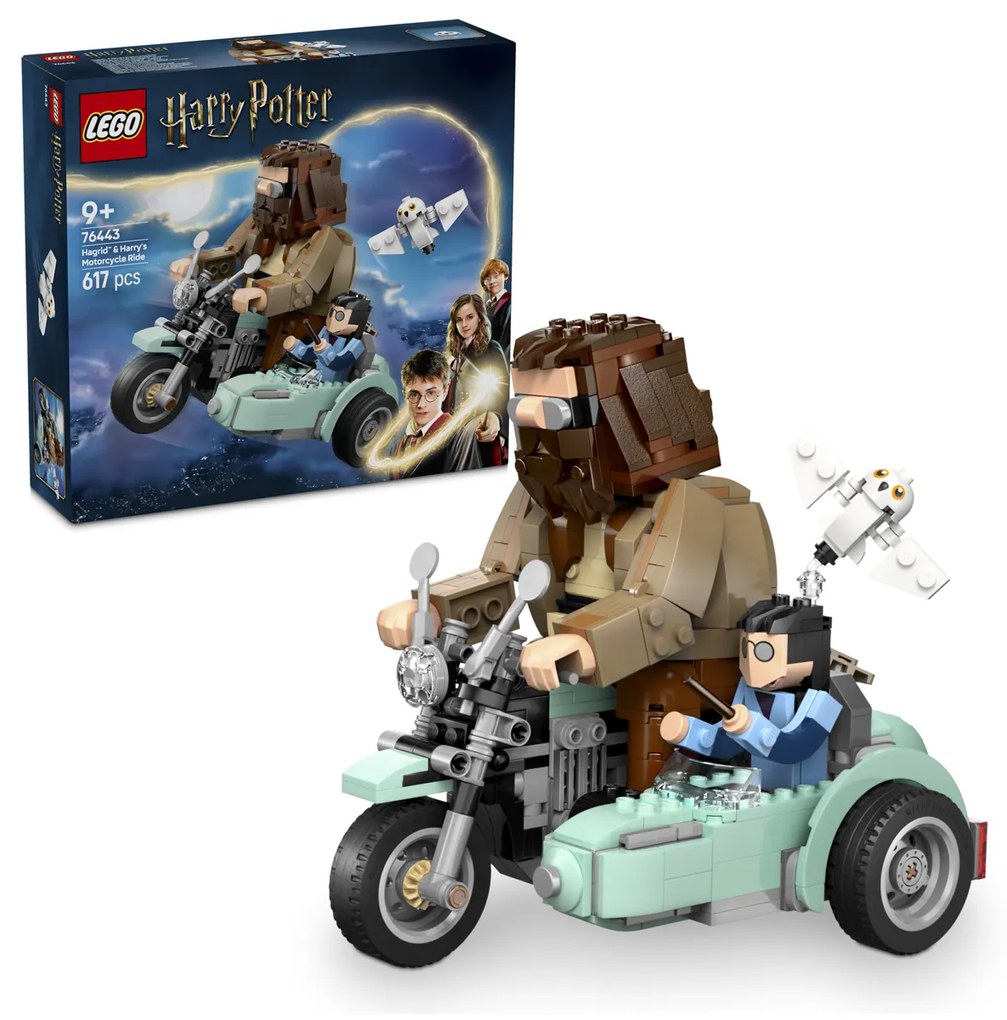 Giro sul sidecar di Hagrid Lego Harry Potter
